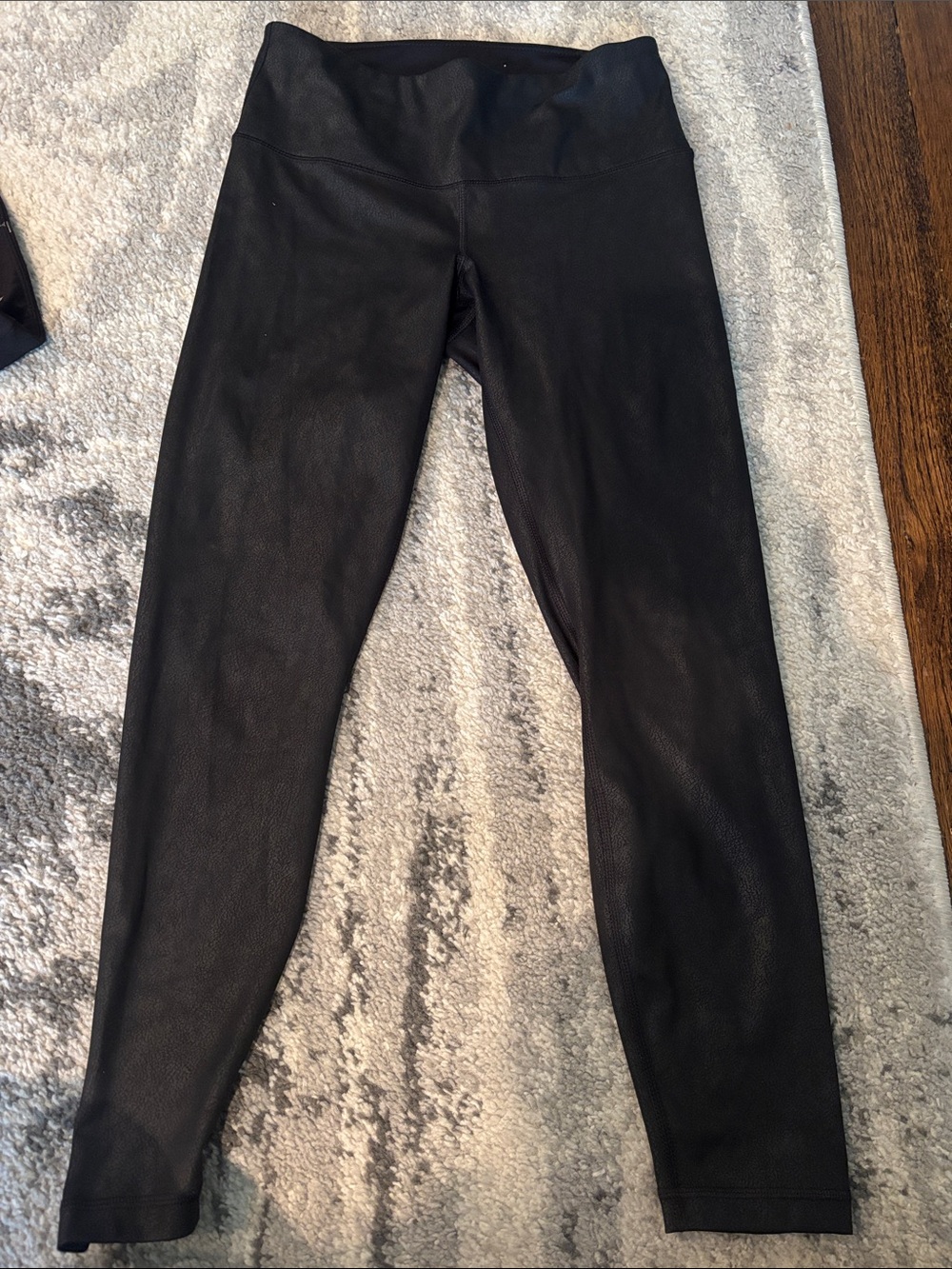 90 Degree by Reflex size small Black Faux Leather Leggings
